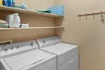 Private washer and dryer for your convenience